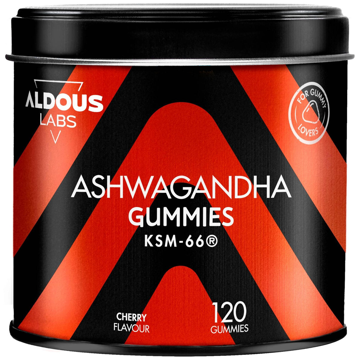 Ashwagandha en gominolas sabor cereza Aldous Bio 120 gominolas