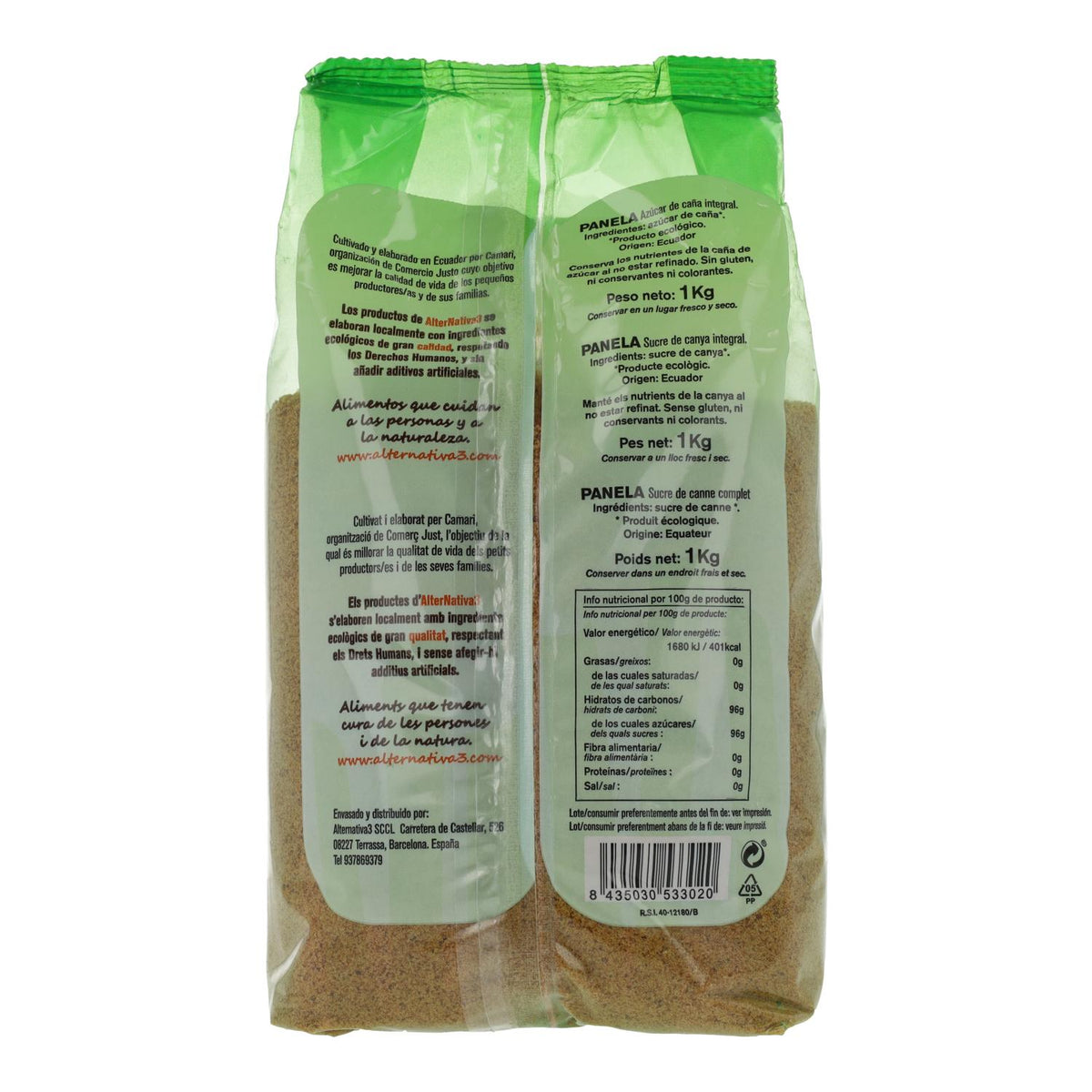 Azúcar Panela BIO Alternativa, 1kg