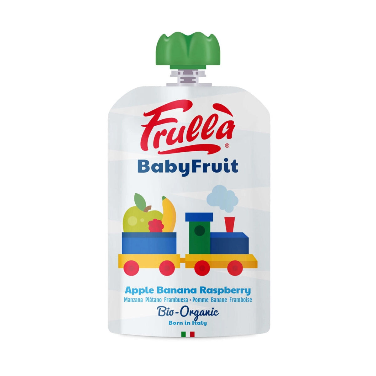 Baby Frullà puré de manzana, plátano y frambuesa 100 g