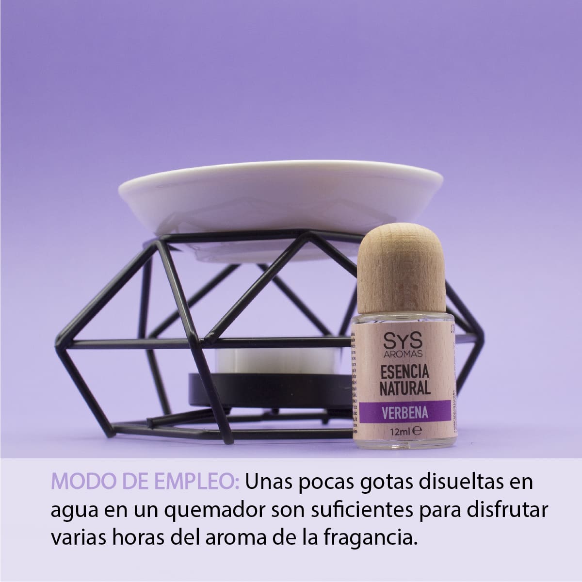 Esencia Natural Verbena SYS Aromas 12 ml | Aroma Fresco y Cítrico | Para Quemadores y Humidificadores_2