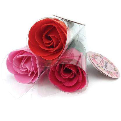 Rosa Con Pétalos De Jabón Aromático Para Baño Relajante (roja) - Regalo Original Para Días Especiales - Aroma Atalcado_5