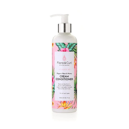 Acondicionador Crema Rose Water &amp; Honey Flora And Curl 300ml_0