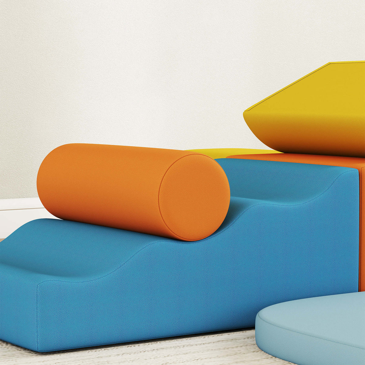 Bloques De Espuma Aiyaplay Terciopelo Multicolor 140x80x25 Cm 3d0-036v00mx_3