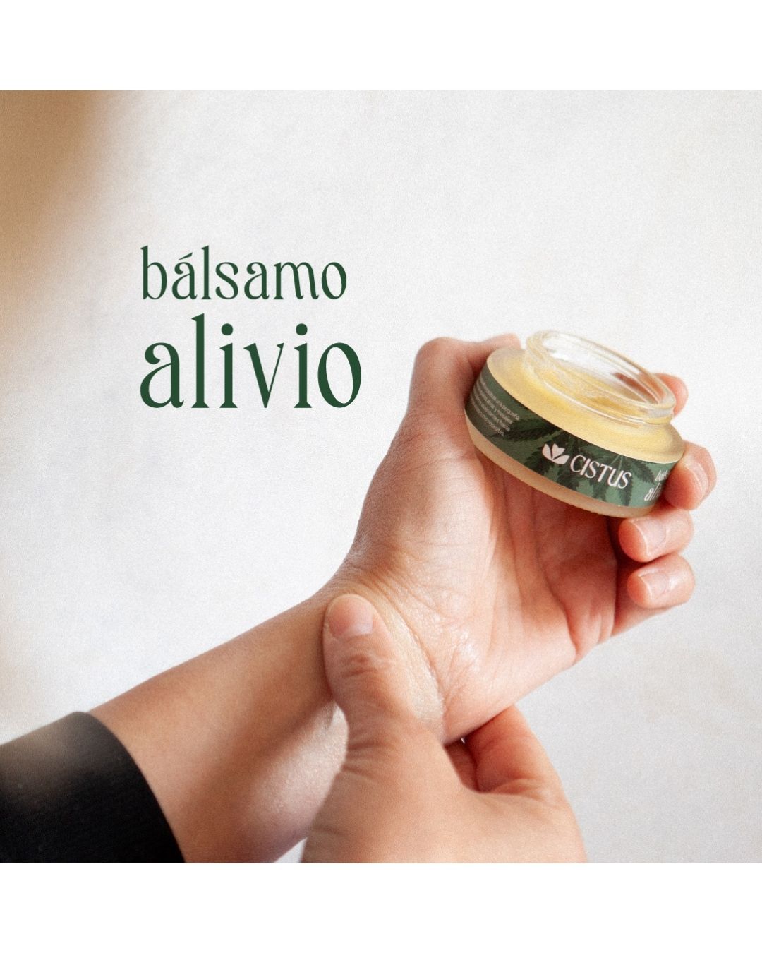 Bálsamo de masaje para molestias musculares y articulares con 10% CBD, Árnica e Hipérico | ALIVIO 50 ml_3