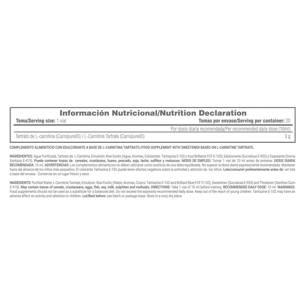 L-carnitina Líquida Carnipure® - 20 Viales - Kiwi - Ayuda A Adelgazar - Masmusculo_5