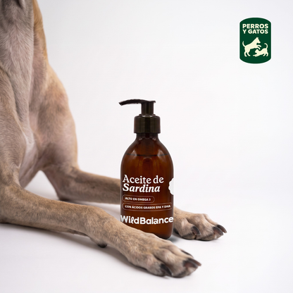 Aceite natural de sardina Wild Balance 250 ml