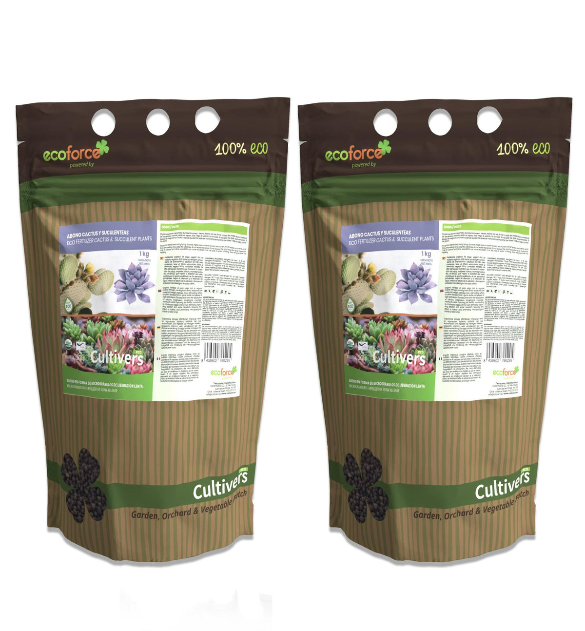 Abono Cactus Ecológico Cultivers 2x1kg_1