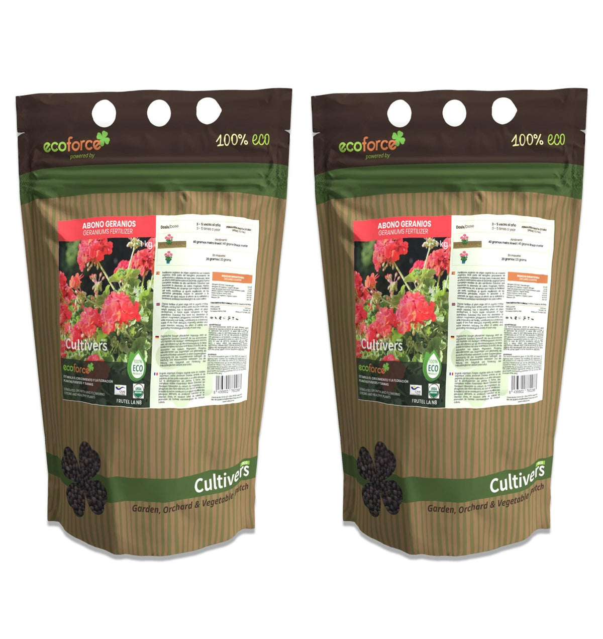 Abono Geranios Ecológico Cultivers 2x1kg_1