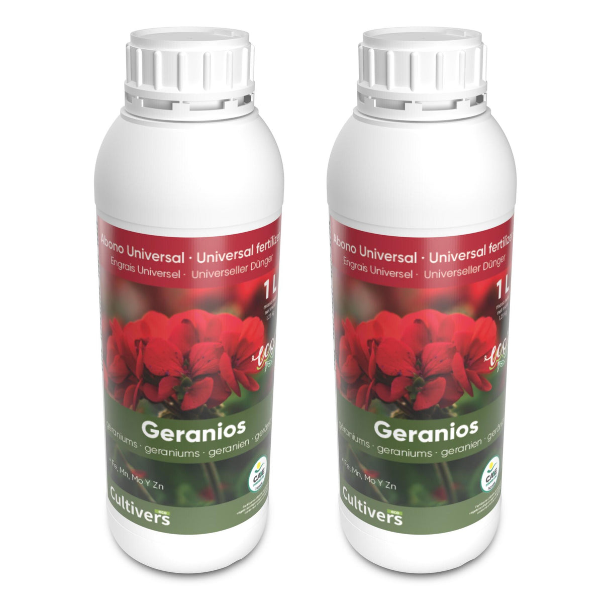 Abono Geranios Líquido Ecológico Cultivers 2x1l_1