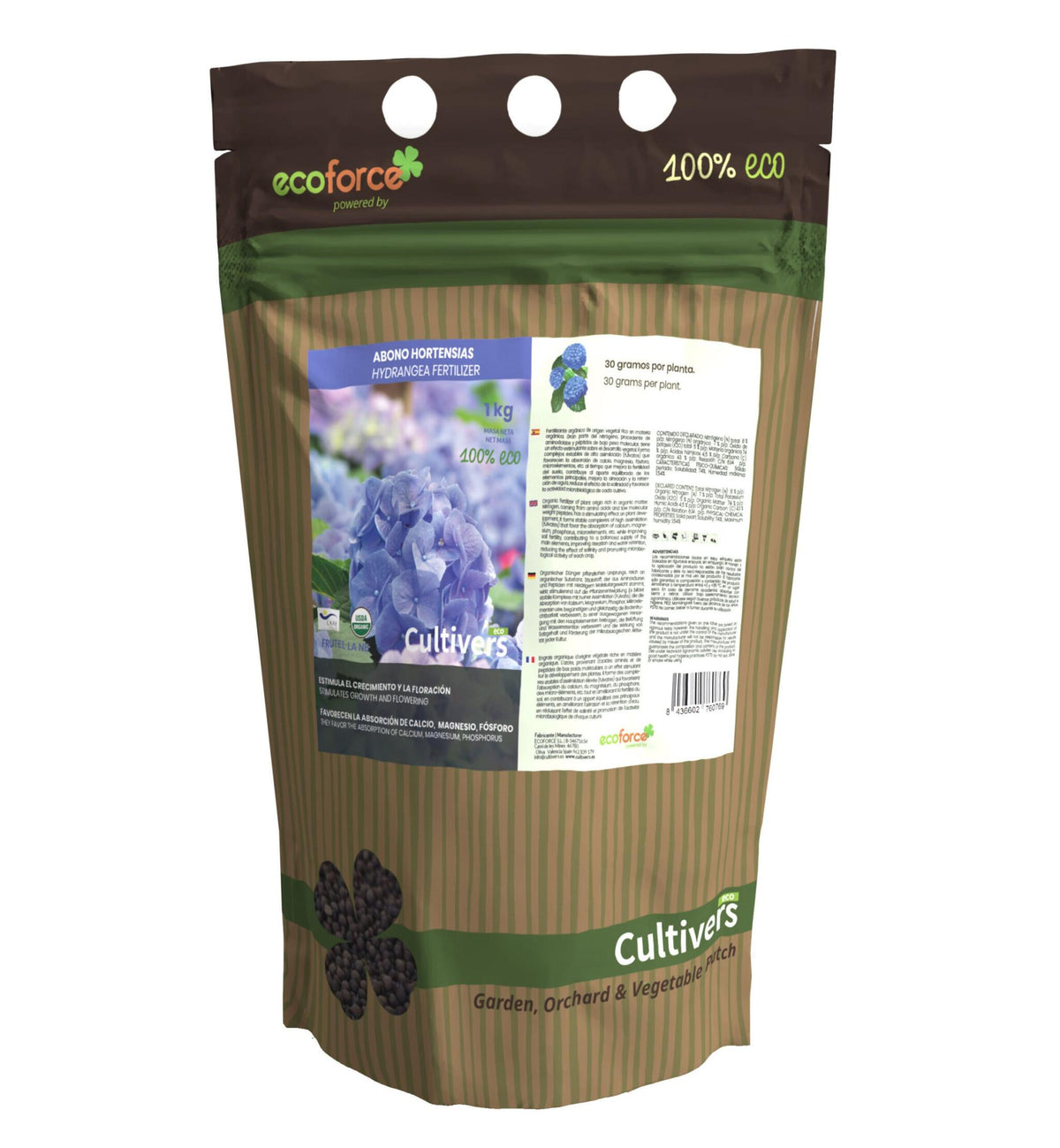 Abono Hortensias Ecológico Cultivers 250 G_0