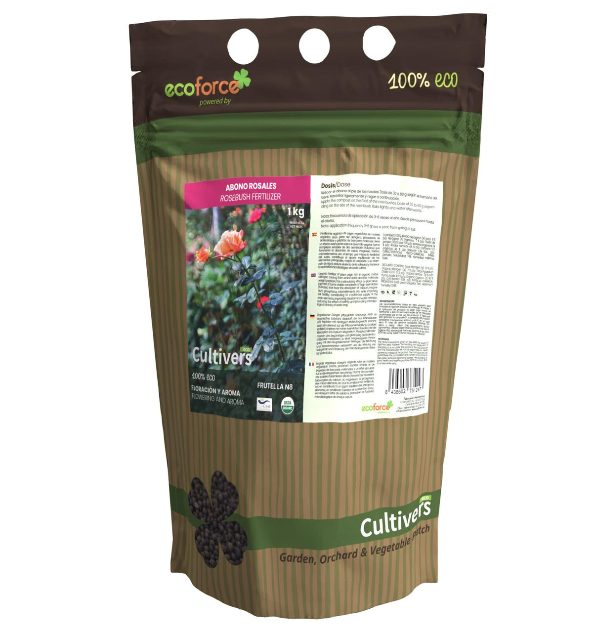 Abono Rosales Ecológico Cultivers 2x1kg_0