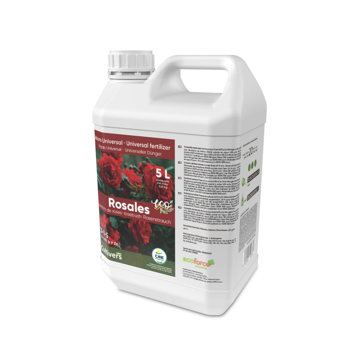 Abono Rosales Líquido Ecológico Cultivers 1 L_2