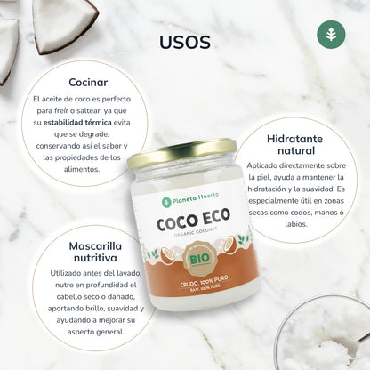 Pack 2x Aceite de coco Planeta Huerto 430 ml