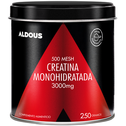 Creatina Monohidratada en Polvo 500 Mesh 250 g Aldous Bio