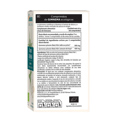 Gymnema Organic Himalaya 60 cápsulas