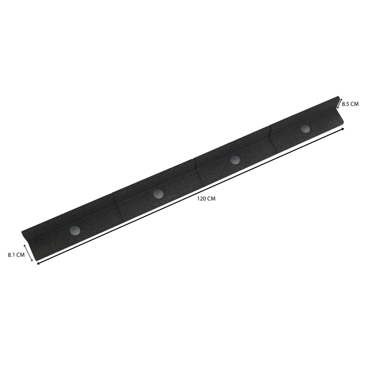 Bordura Flexible Para Jardín 19.2m Con Mazo – Negra_4