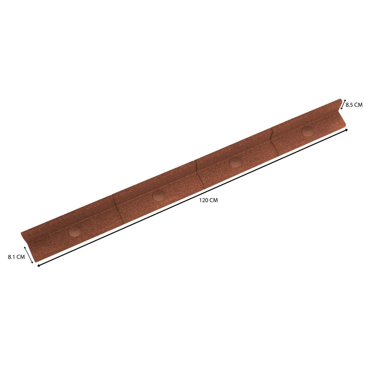 Bordura Flexible Para Jardín 21.6m Con Mazo – Terracota_4