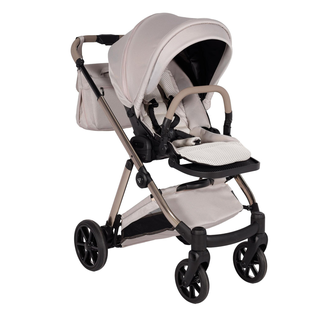 Elegant Cochecito De Bebé Duo Beige_1