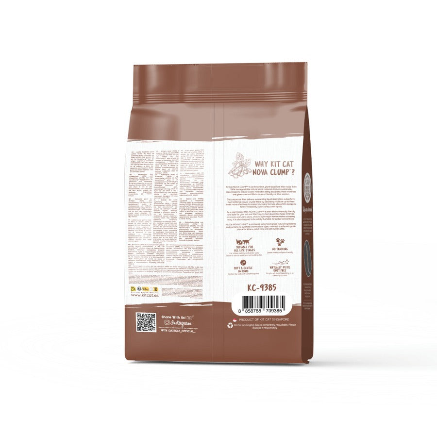 Pack 6 Kit Cat Arena Eco Nova Clump - Coffee 7 L Arena para gatos - Aroma Discreto Café