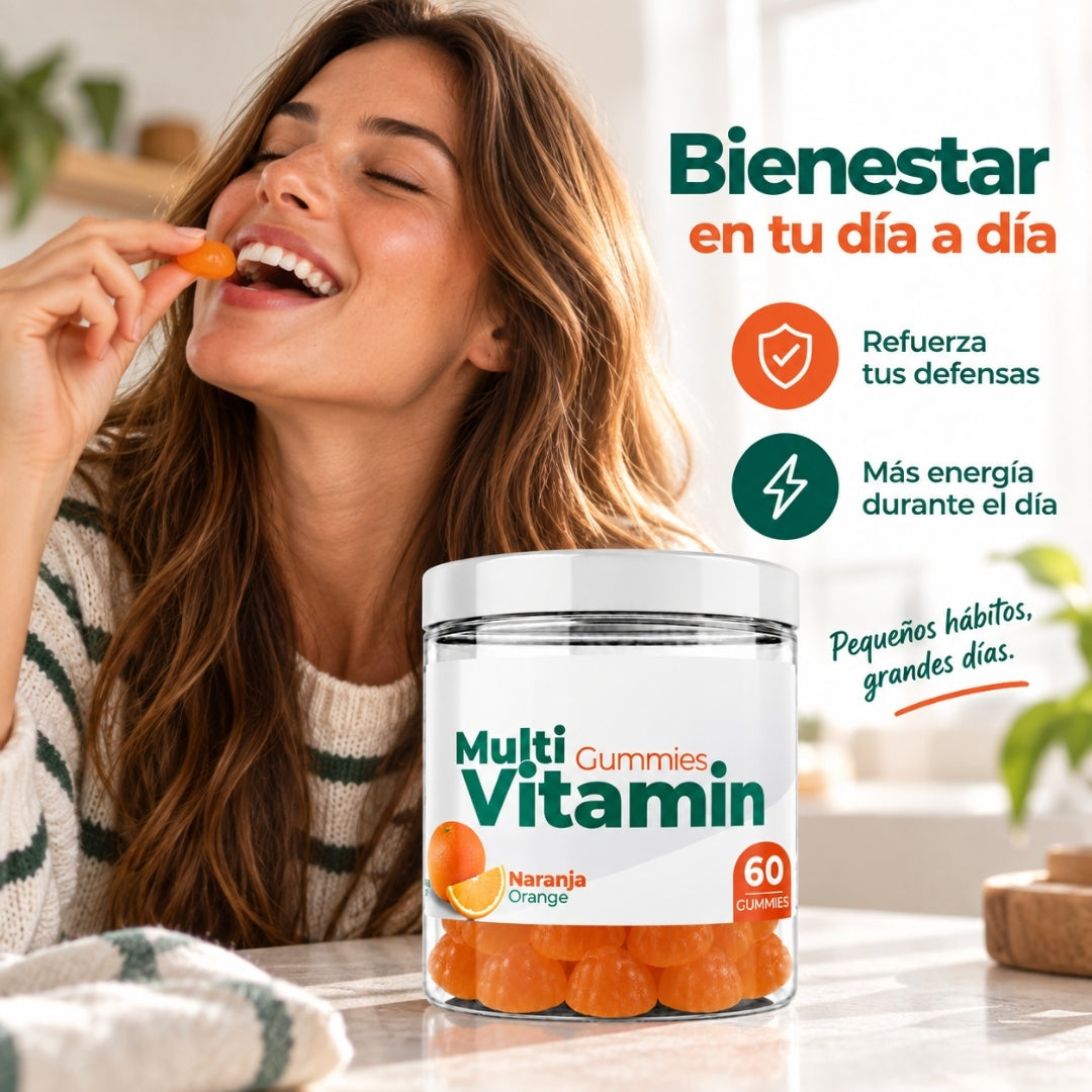 Gummies Multivitamin sabor Naranja Torafood 60 gummies