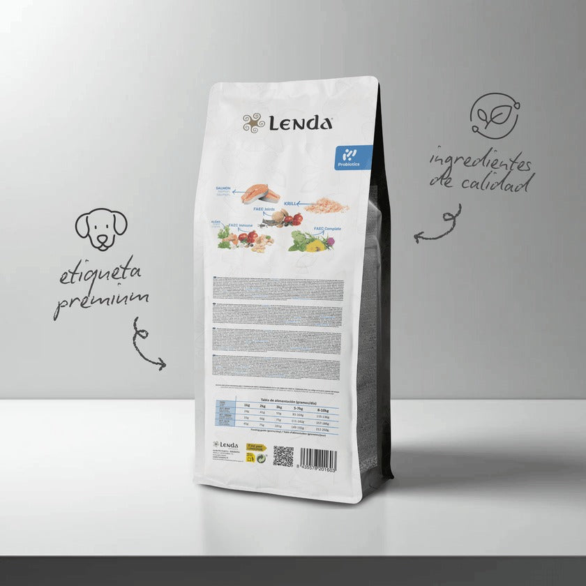Pienso Hipoalergénico para Perros Pequeños Grain Free Lenda 2 kg