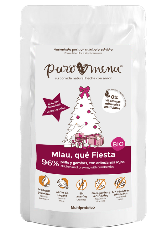 Comida Húmeda Gato "Miau, qué fiesta" Puromenu 100g