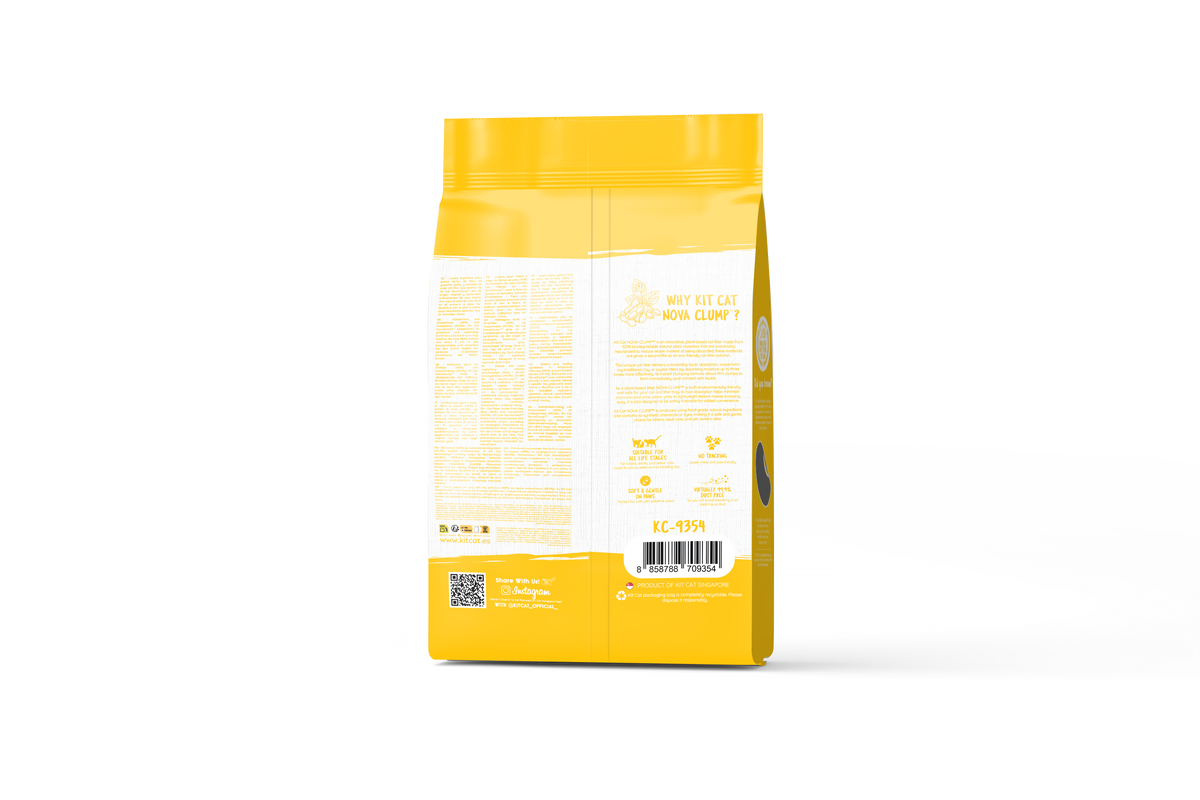 Kit Cat Arena Eco Nova Clump - Original 7 L Arena para gatos - Sin Aroma Añadido