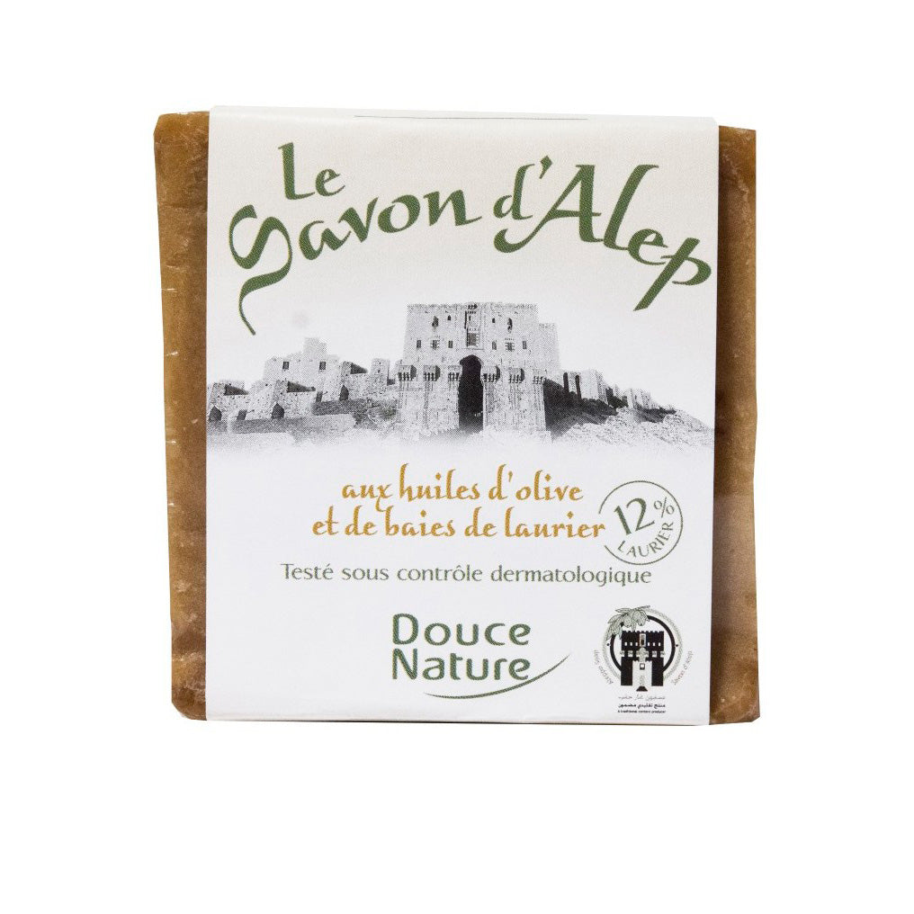 Pastilla de Jabón de Alepo 12% Laurel Douce Nature 200 g