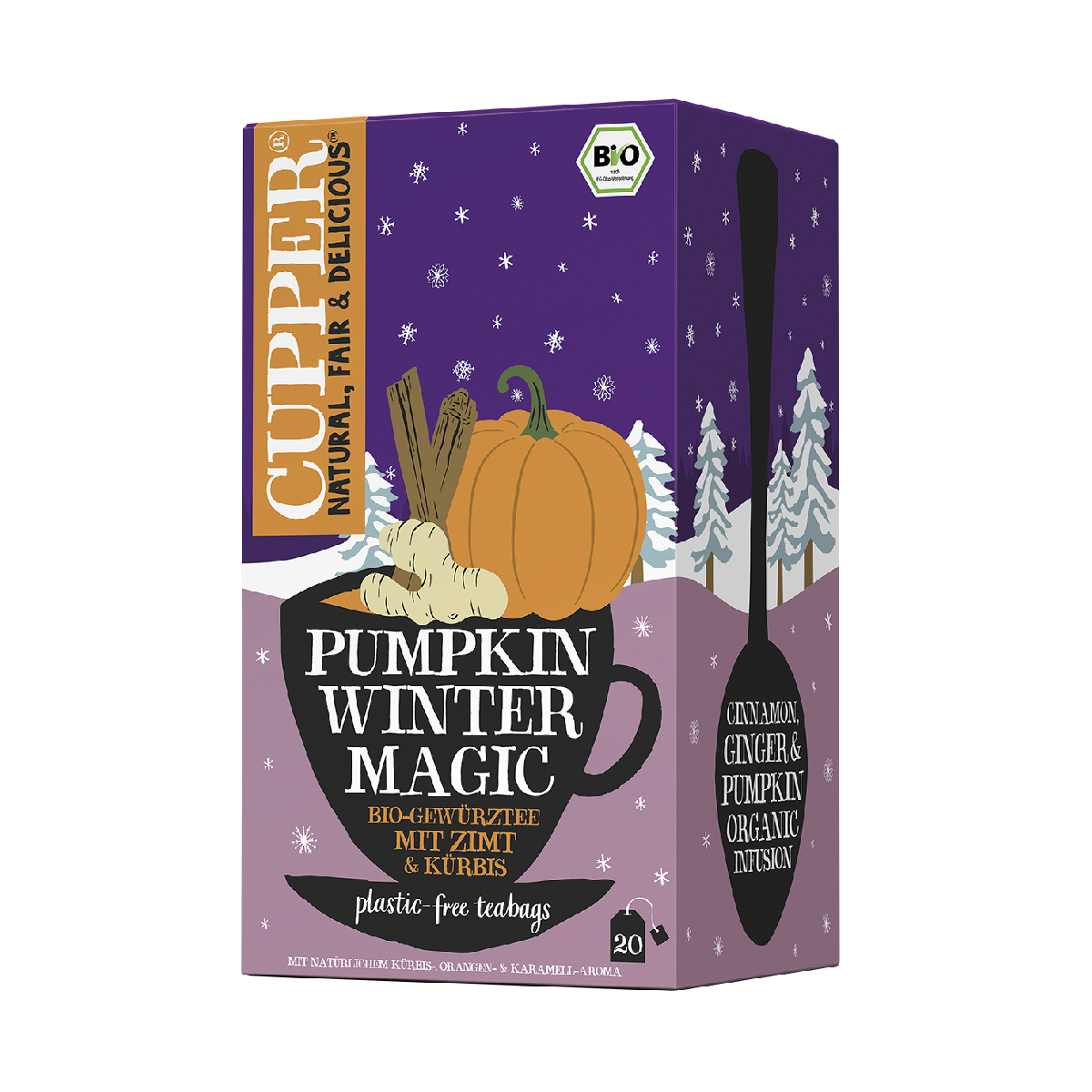 Infusión Pumpkin Spice Bio Cupper 20 bolsitas