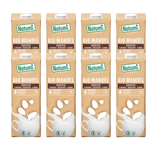Pack 8x Bebida Almendra Barista BIO Natumi 1L