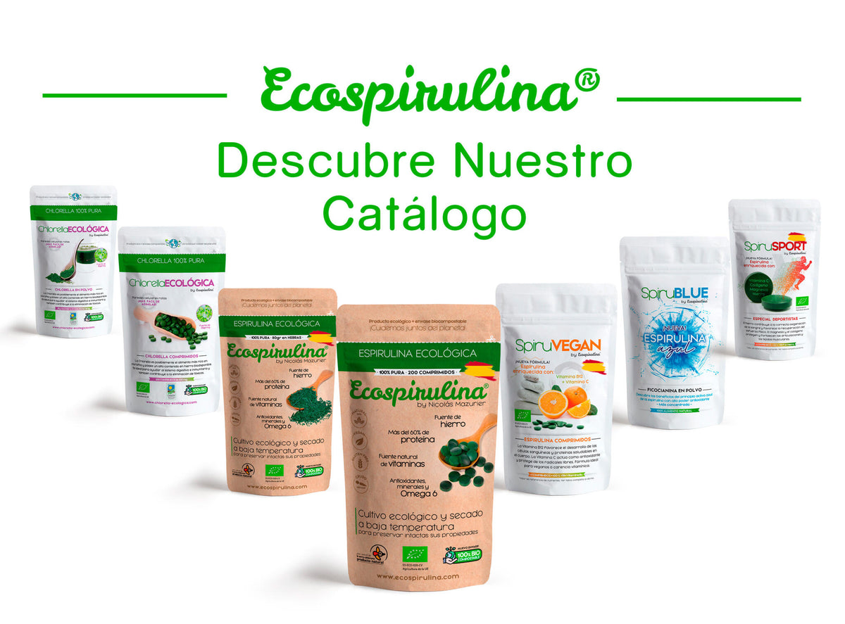 Spiruvegan Espirulina Ecológica Enriquecida Con Vitaminas B12 Y C Ecospirulina 200 Comprimidos_4