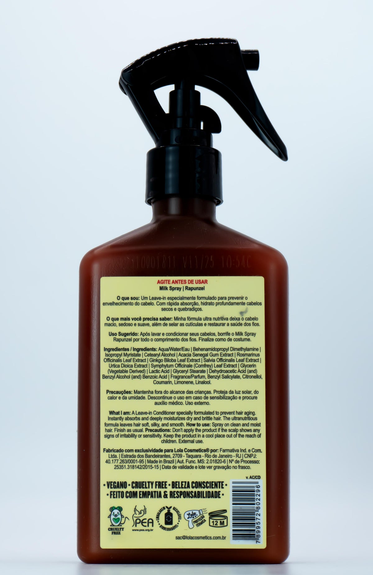 Spray Hidratante Rapunzel Lola Cosmetics 250ml_1