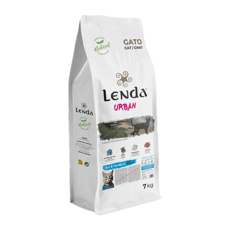Pienso para Gatos de Interior Esterilizados Urban Lenda 7 kg