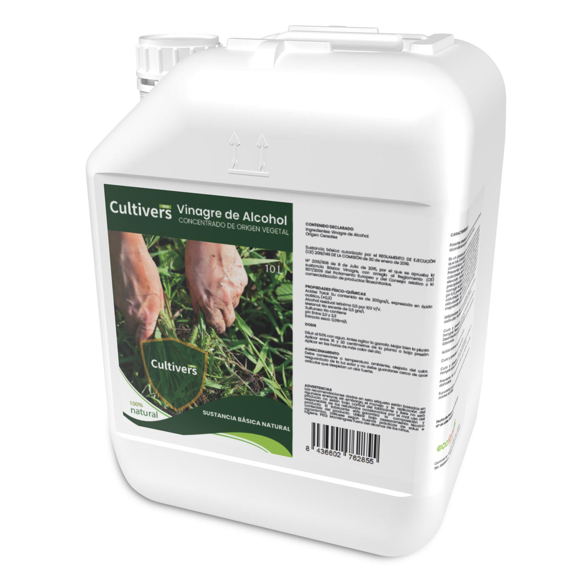 Vinagre De Alcohol. Herbicida Natural De Vinagre Cultivers 10 L_2