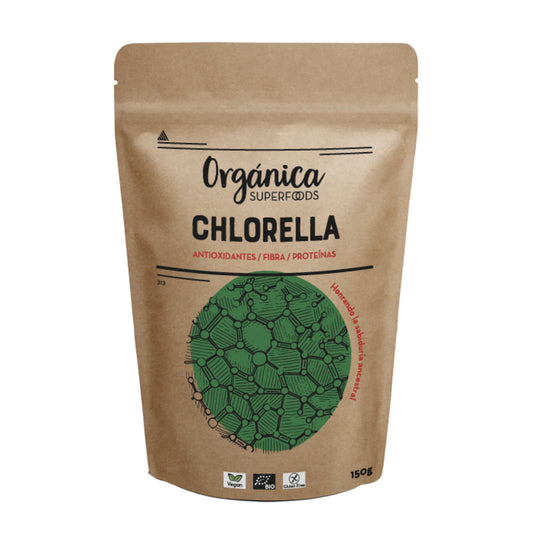 Chlorella Bio En Polvo 1kg - Orgánica Superfoods_0