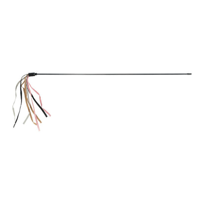 Varita de Juego, con Plumero de Cuero, 65 cm