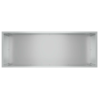 Macetero De Jardín Plateado 80 X 30 X 50 Cm Acero Galvanizado_3