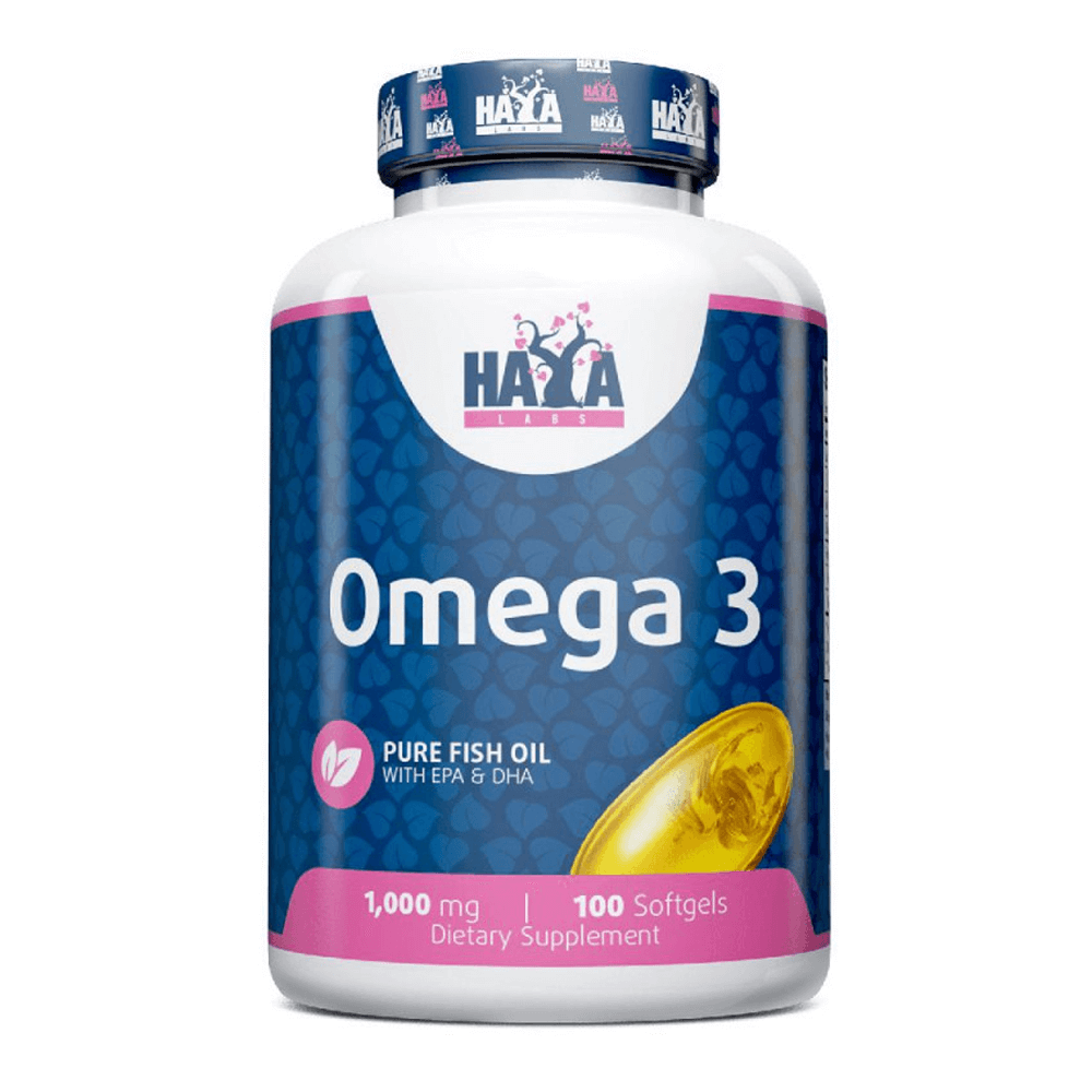 Omega 3 1000mg - 100 Softgels - Omega 3 - Haya Labs_0