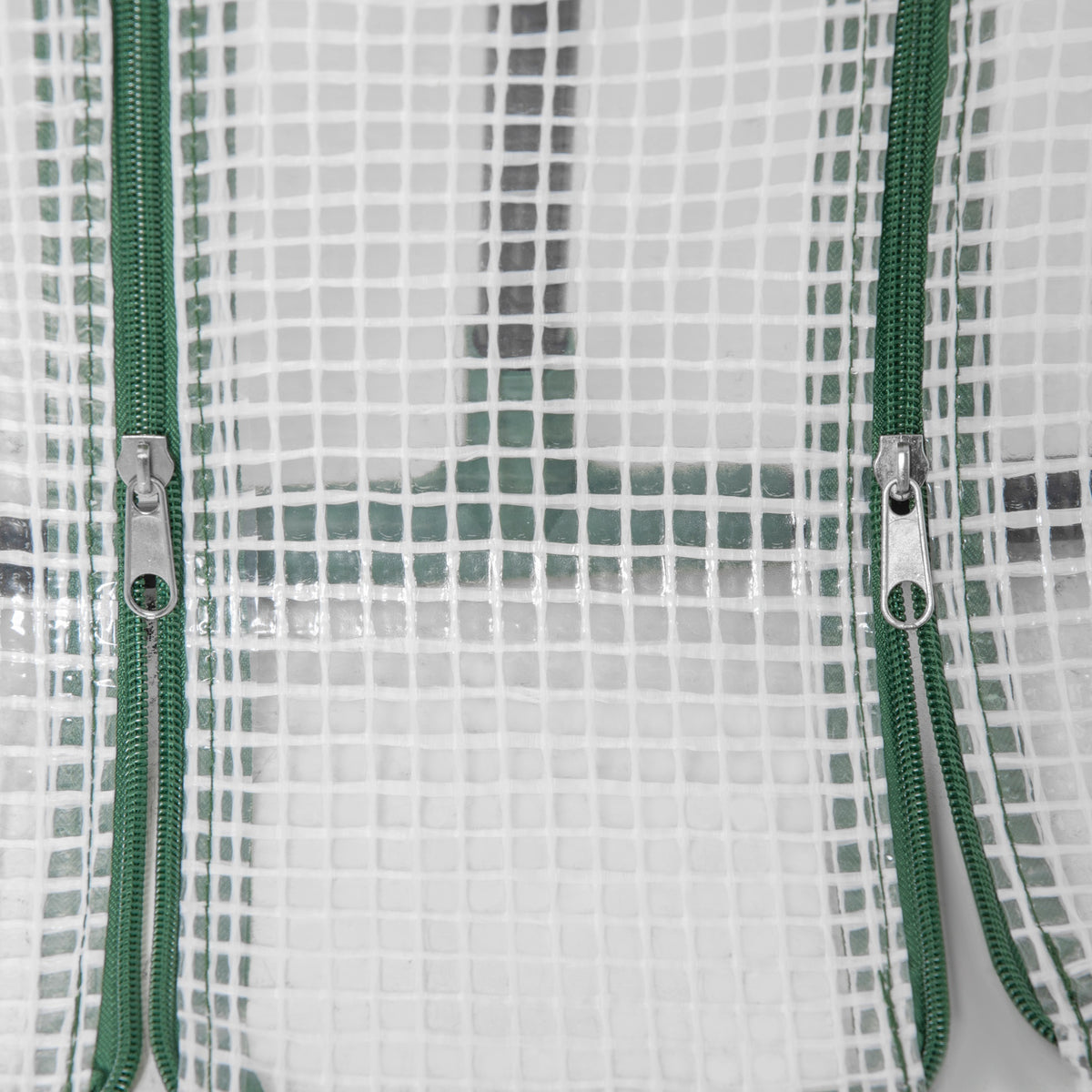Invernadero Outsunny Acero, Pe Blanco 180x90x90 Cm_4