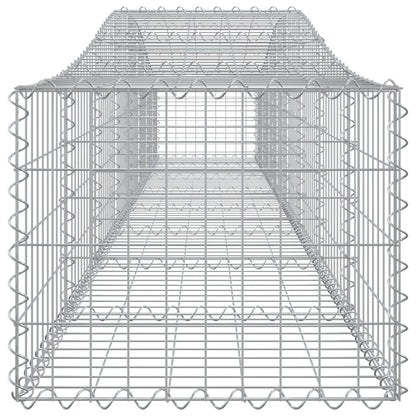 Cestas De Gaviones 5 Uds Forma De Arco Hierro 400x50x40/60 Cm_4