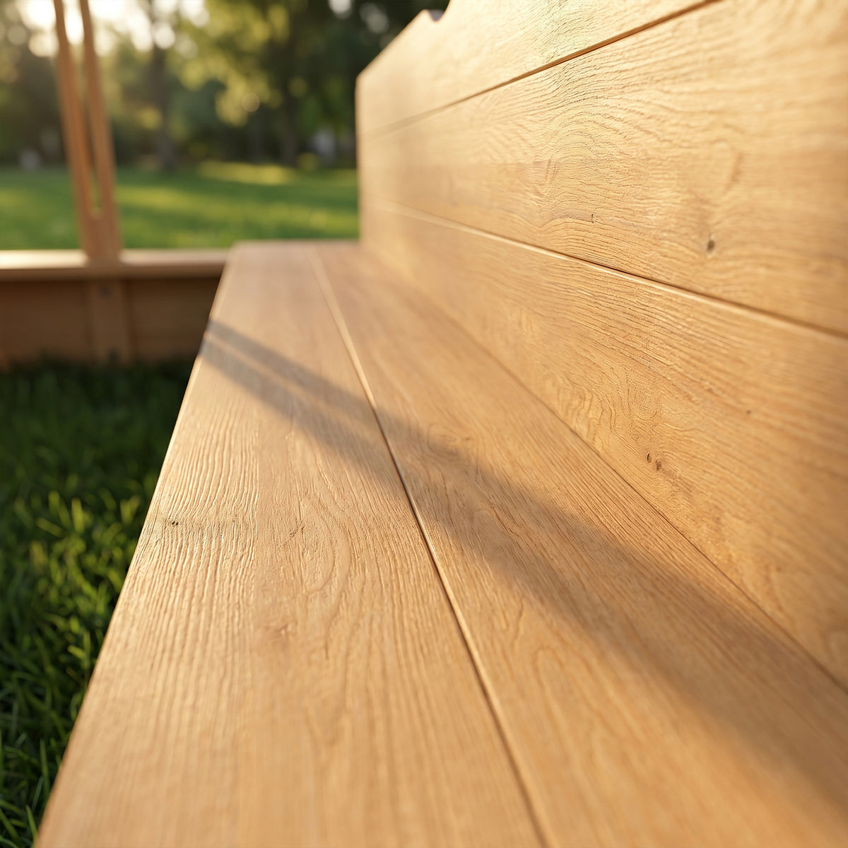 Arenero Para Niños Outsunny Madera De Abeto, Poliéster Madera Natural 106x106x121 Cm_4