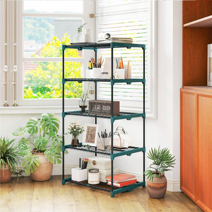 Soporte Para Plantas Outsunny Acero, Pp Verde Oscuro 67x49x138 Cm_3