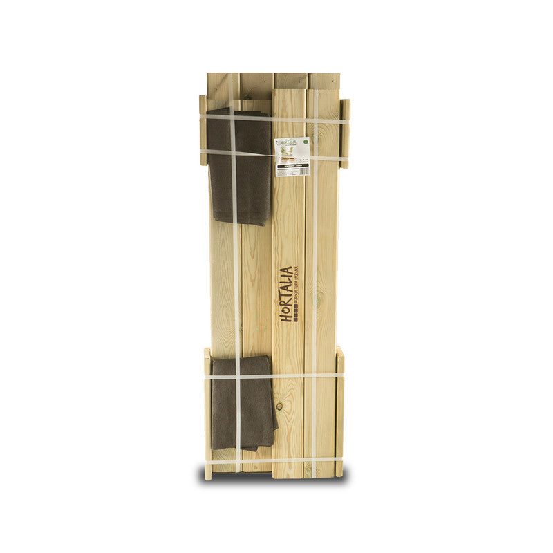 Cajón De Cultivo De Madera Tratada 80x80x40 Cm Box Stairs 80 Hortalia_3