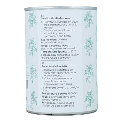 Kit de cultivo aromáticas Hierbabuena Planeta Huerto