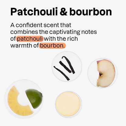 Super leaves men Desodorante Patchouli &amp; Bourbon 75 g