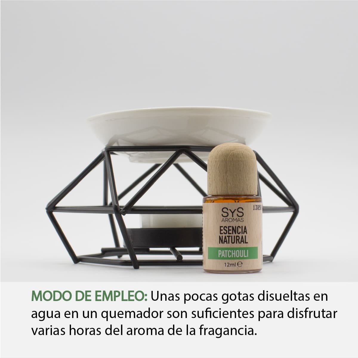 Esencia Natural Patchouli SYS Aromas 12 ml | Aroma Amaderado y Dulce | Para Quemadores y Humidificadores_2