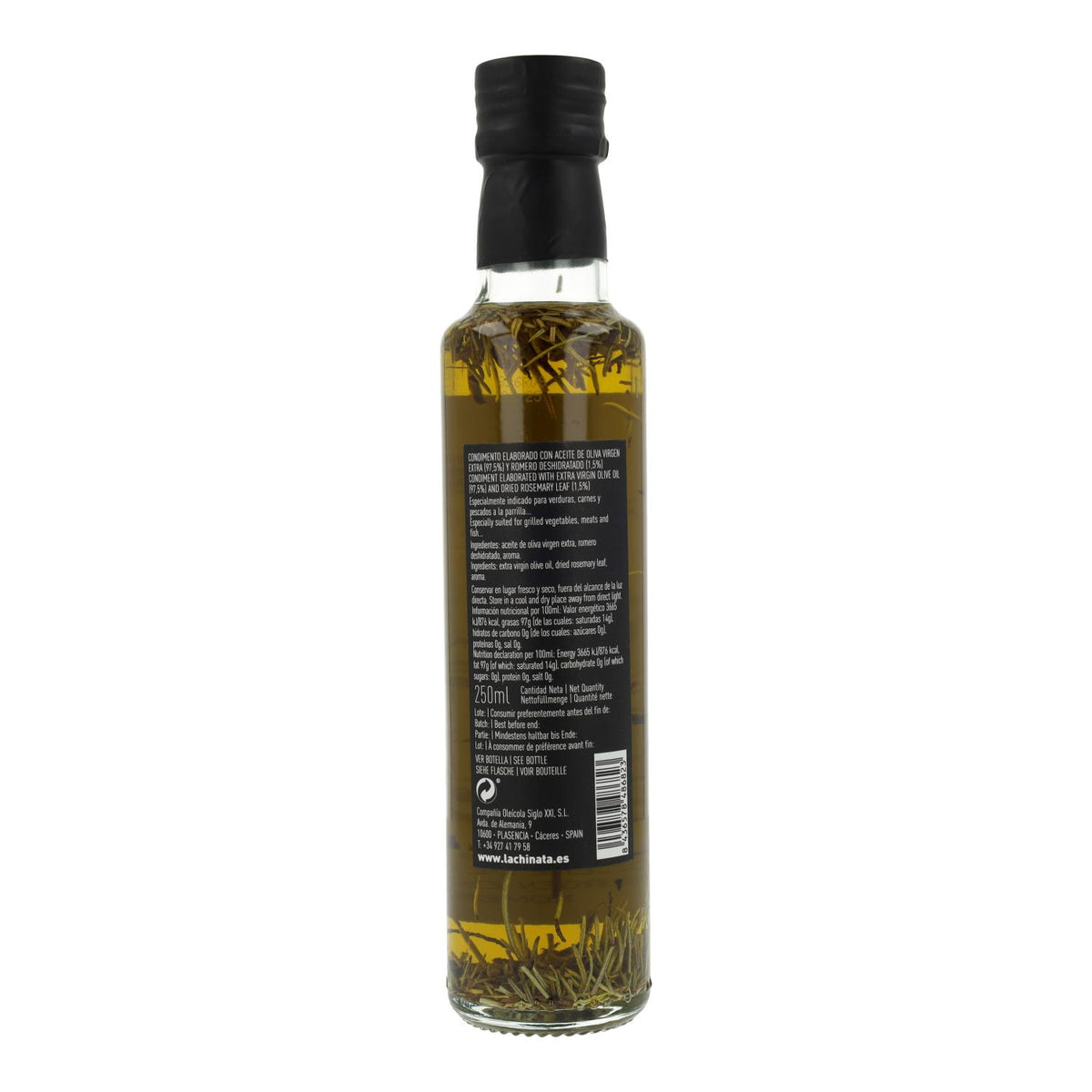 Aceite condimentado con Romero La Chinata 250 ml