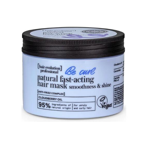 Mascarilla capilar natural de rápida acción «Be curl» Suavidad y brillo Natura Siberica 150 ml