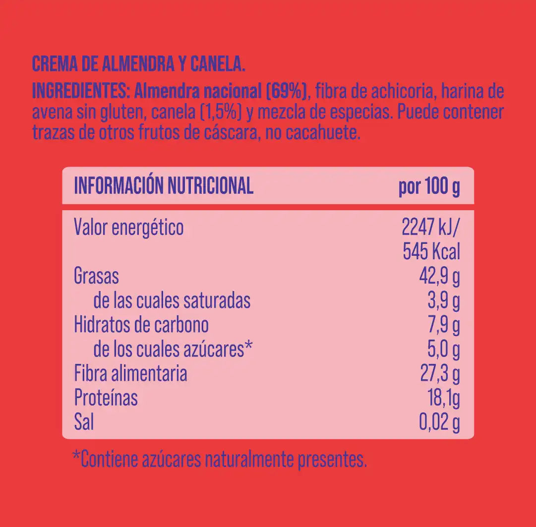 Pack crema de almendra 4 uds The Nut Club 800g_1
