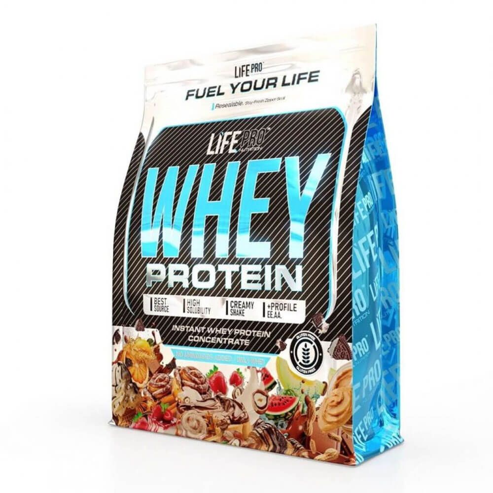 Whey Protein - 1kg - Fresa Banana - Proteina De Suero Whey - Lifepro_0